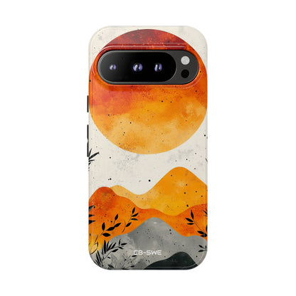 Sun Illuminates Mountains - Google Pixel Case
