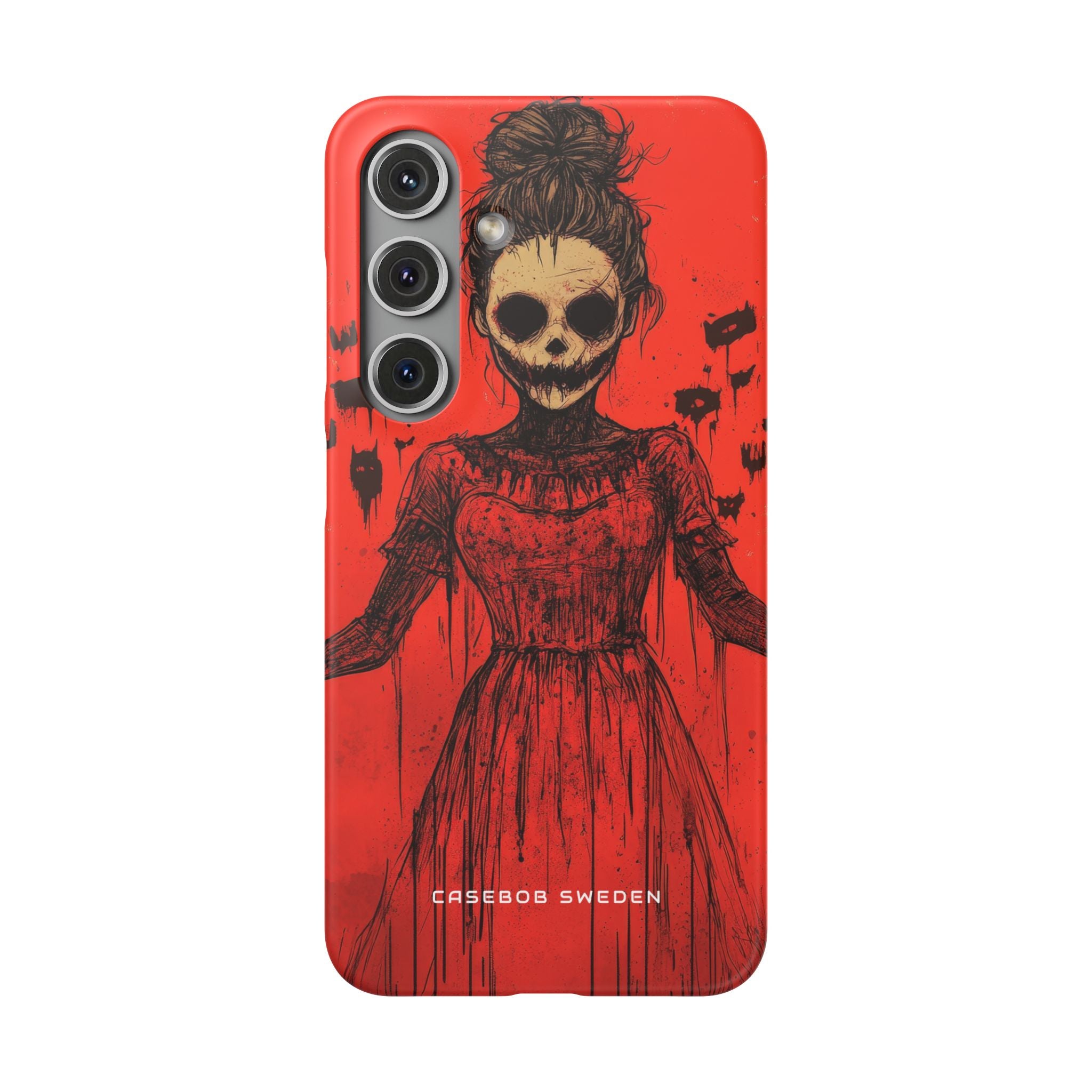 Haunting Scarlet Descent Samsung S24 - Slim Phone Case