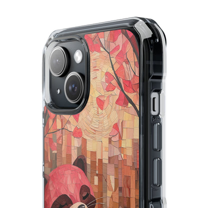Raccoon Holds Donut iPhone Case - Impact