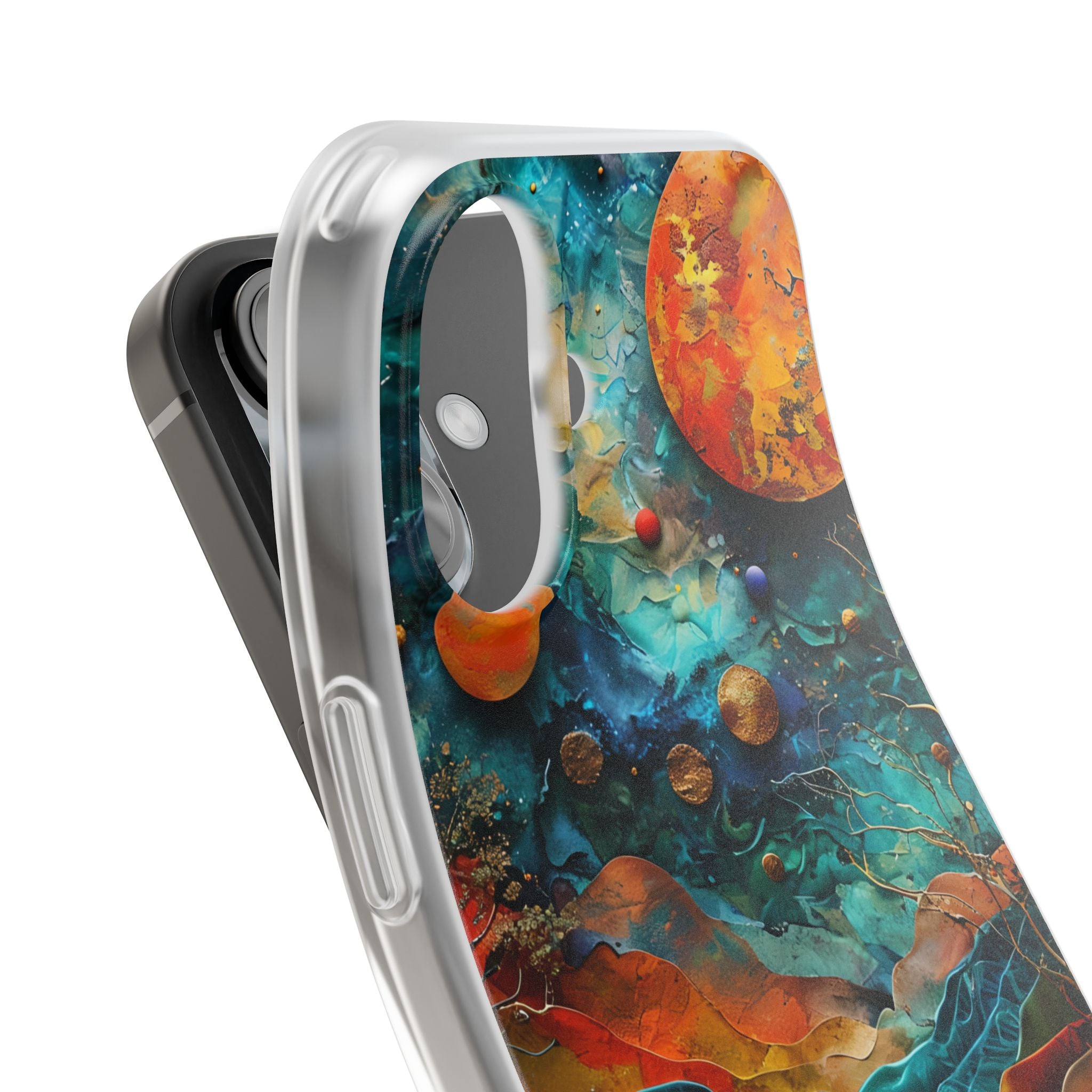 Celestial Ember iPhone 16 Case - Soft