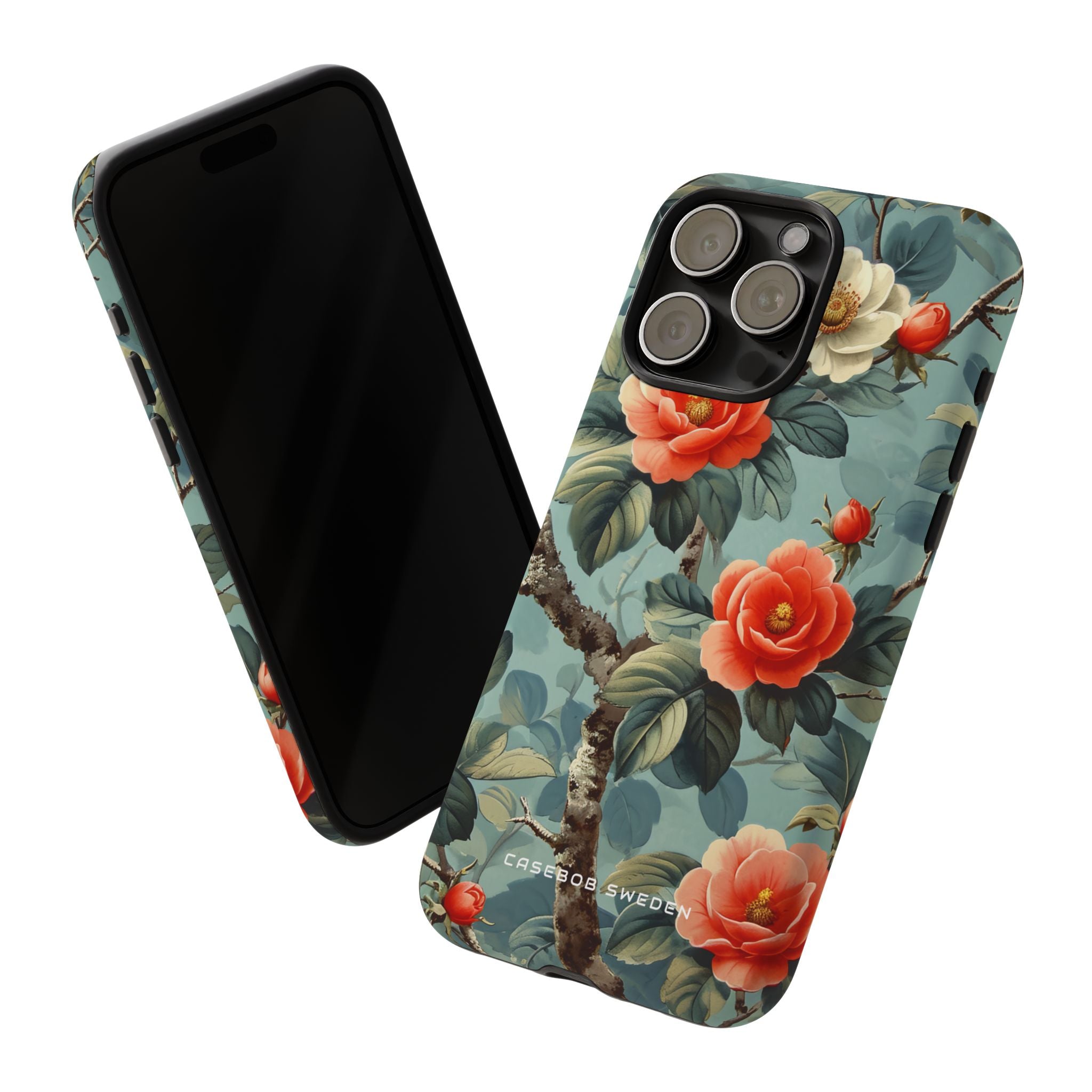 Vintage Floral Romance iPhone 15 - Tough Phone Case