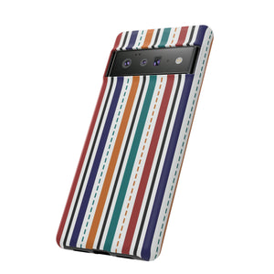 Modern Stripe Line - Protective Phone Case