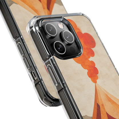 Erupting Heat Waves iPhone Case - Impact