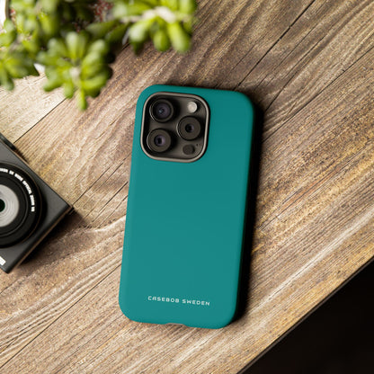 Dark Cyan iPhone 15 - Tough Phone Case