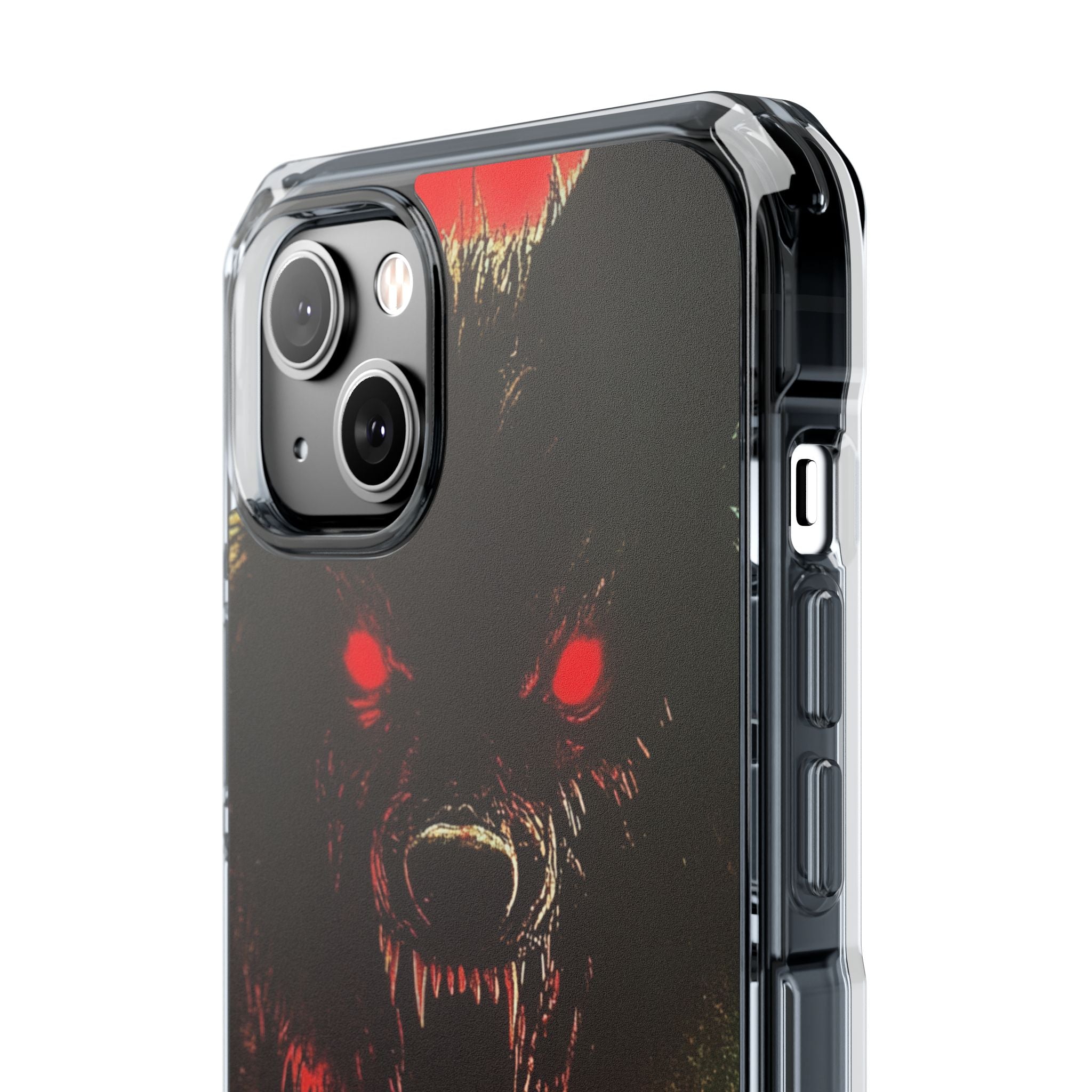 Bloodmoon Wolf's Lament iPhone 14 - Clear Impact Phone Case