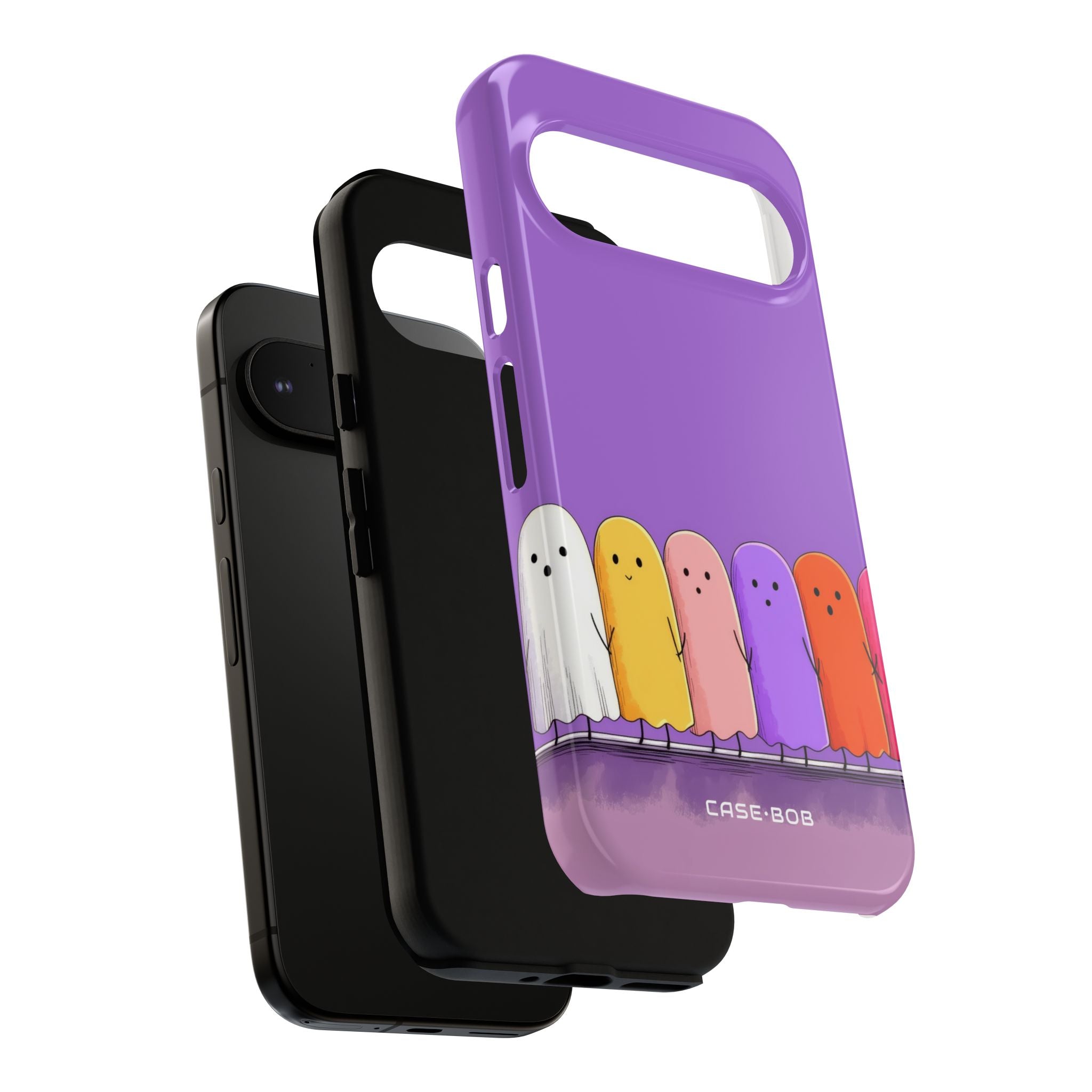 Colorful Ghosts Google Pixel 9 Pro Case - Tough