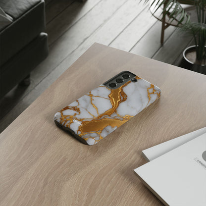 Golden Veins Flow - Samsung Case