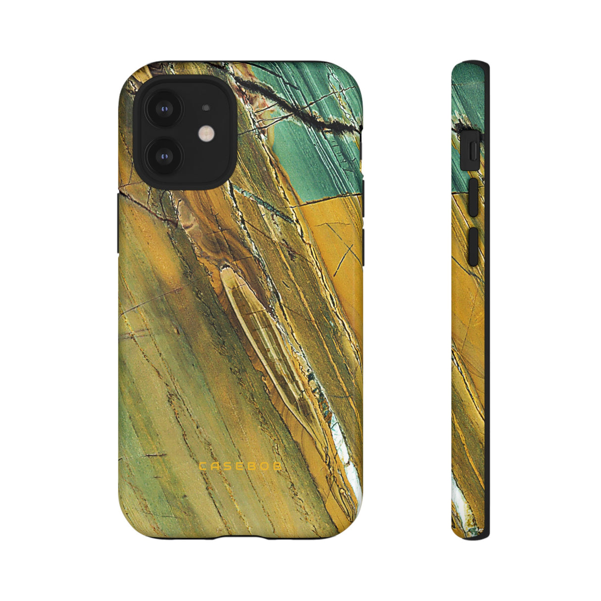 Cracked Yellow - Protective Phone Case