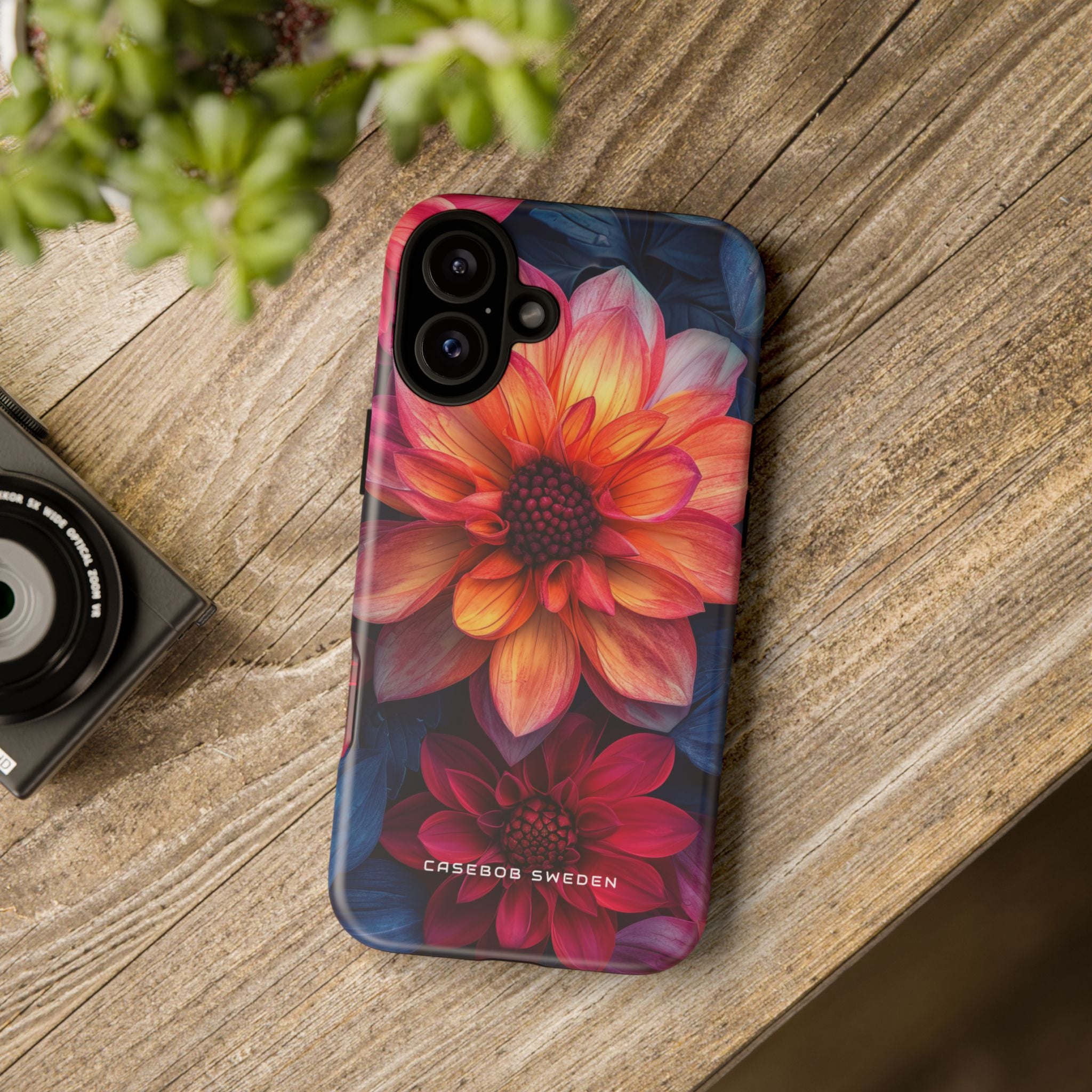 Fiery Bloom Harmony iPhone 16 - Tough Phone Case