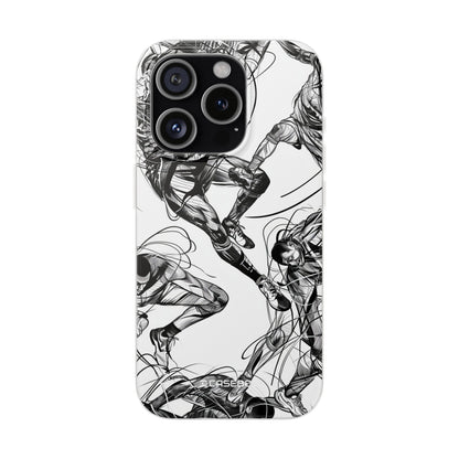 Dynamic Athletic Surrealism | Flexible Phone Case for iPhone