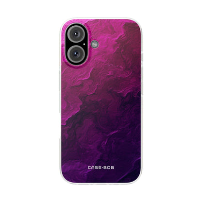 Violet Swirl iPhone 16 Case - Soft