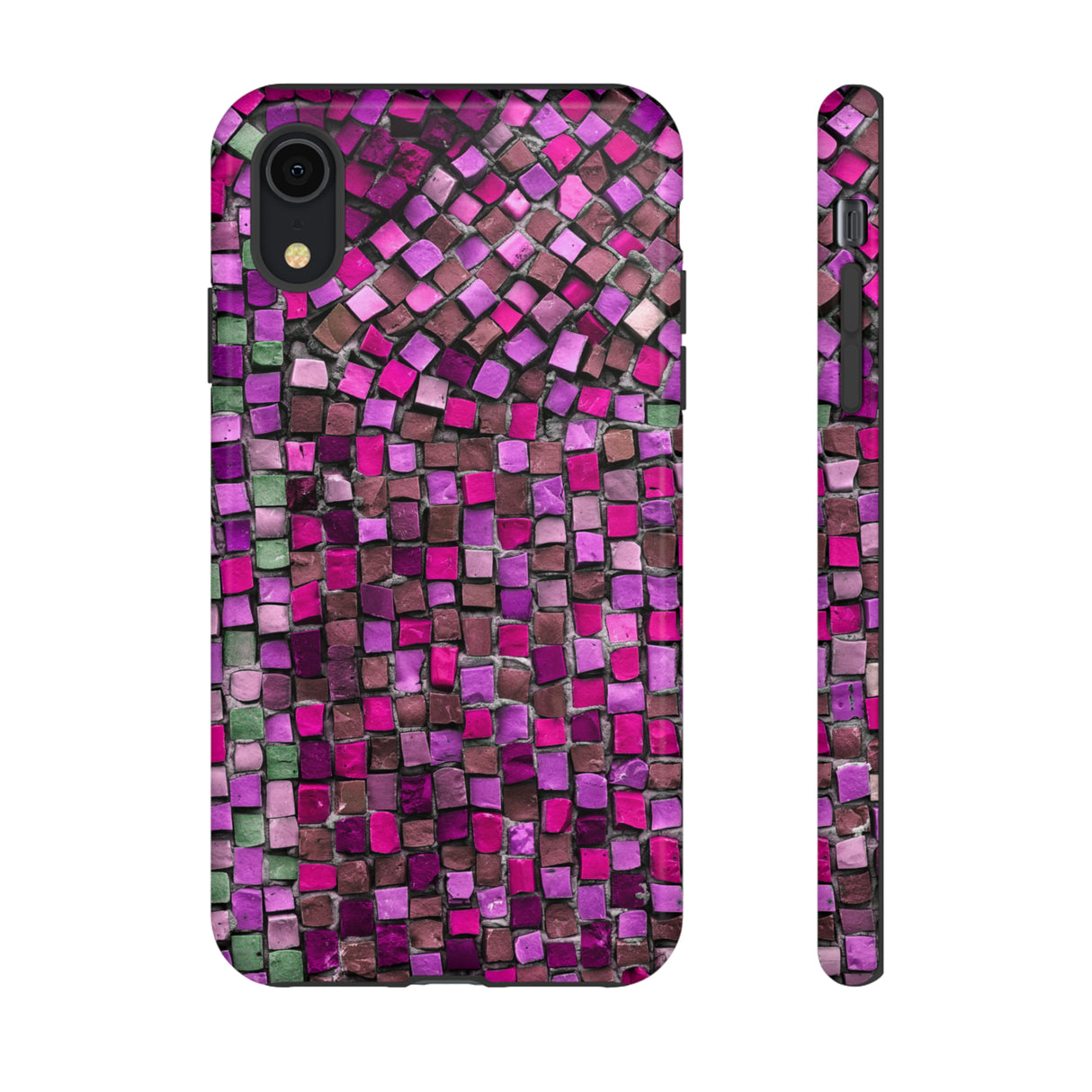 Purple Mosaic - Protective Phone Case