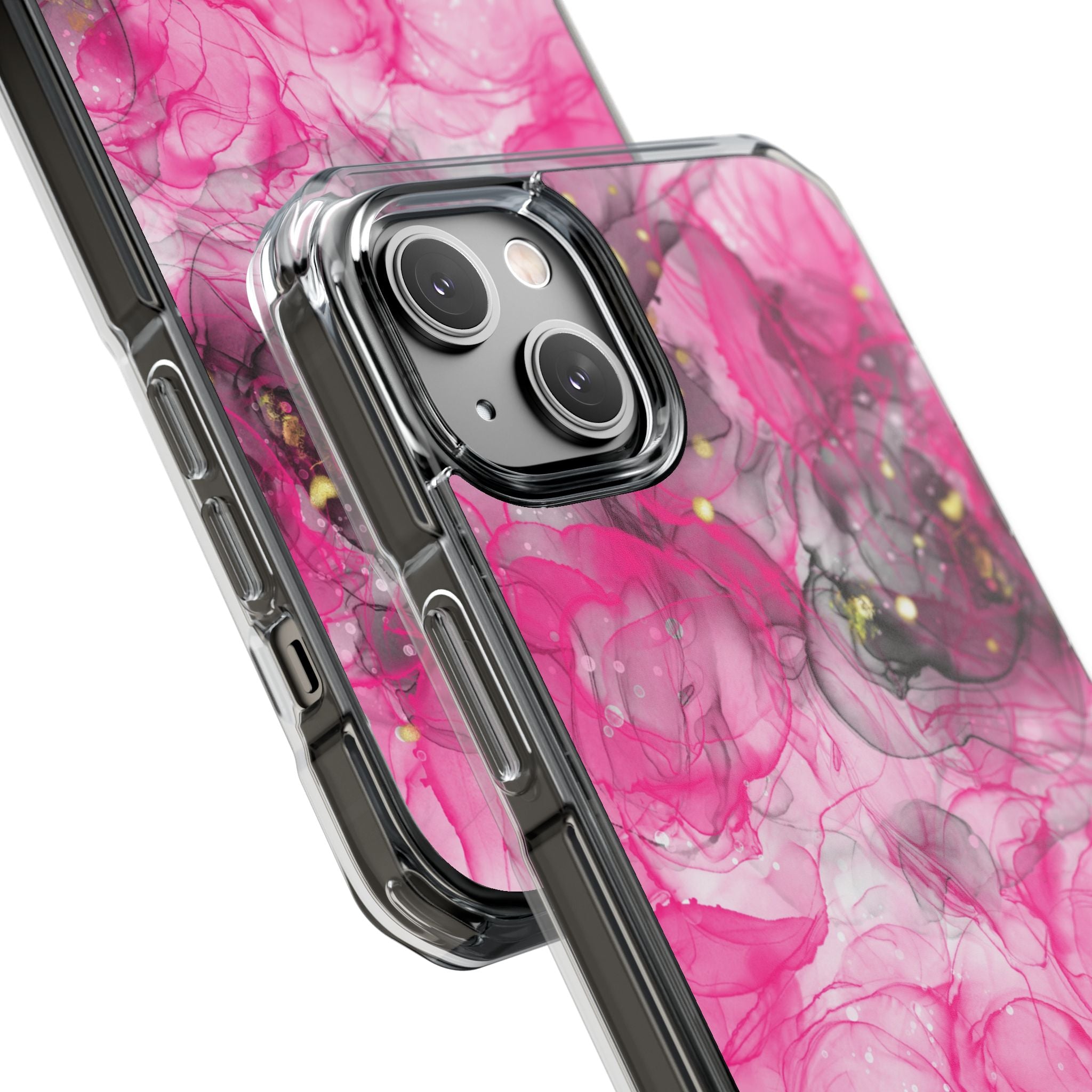 Vibrant Pink Swirls iPhone Case - Impact