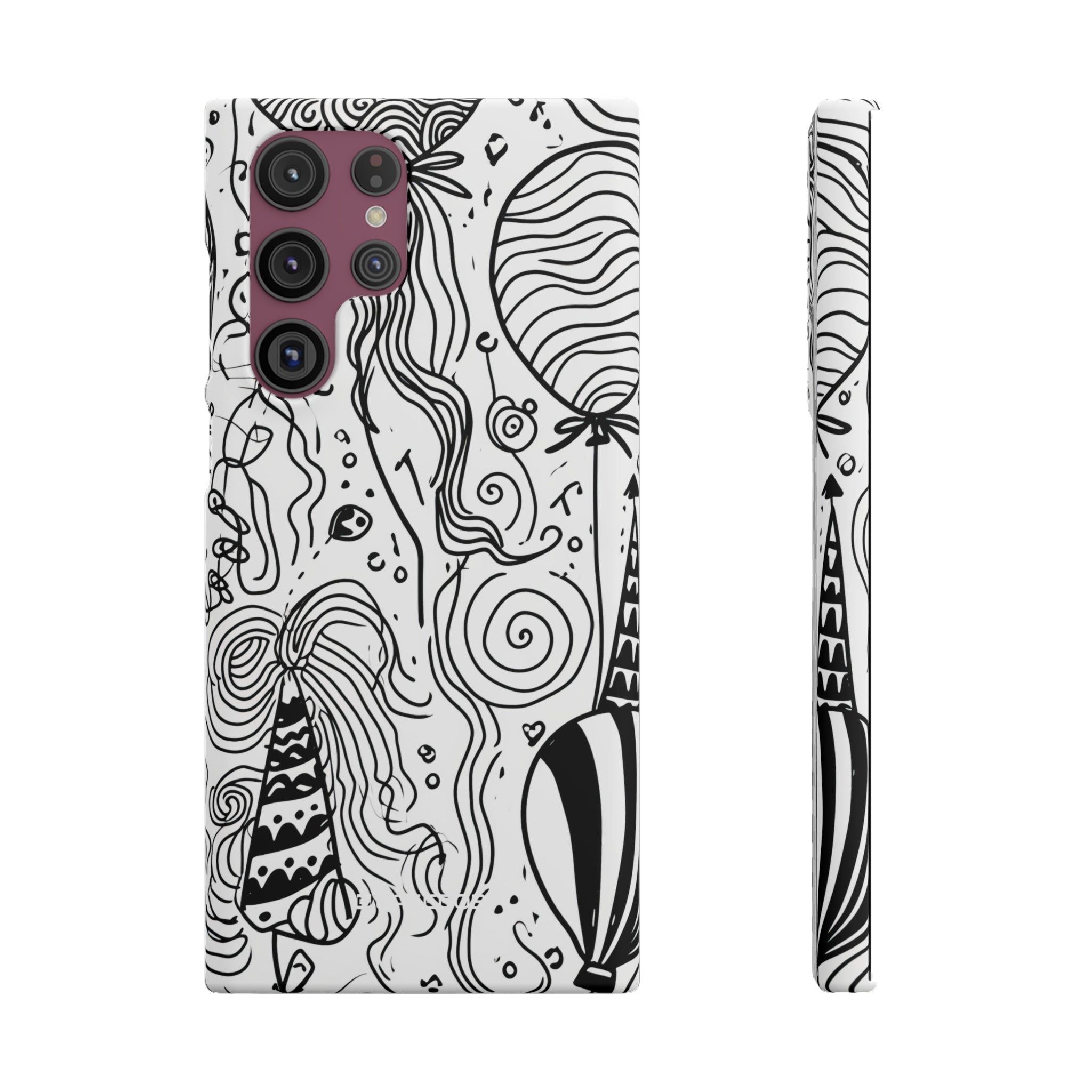 Whimsical Festivity | Slim Phone Case for Samsung