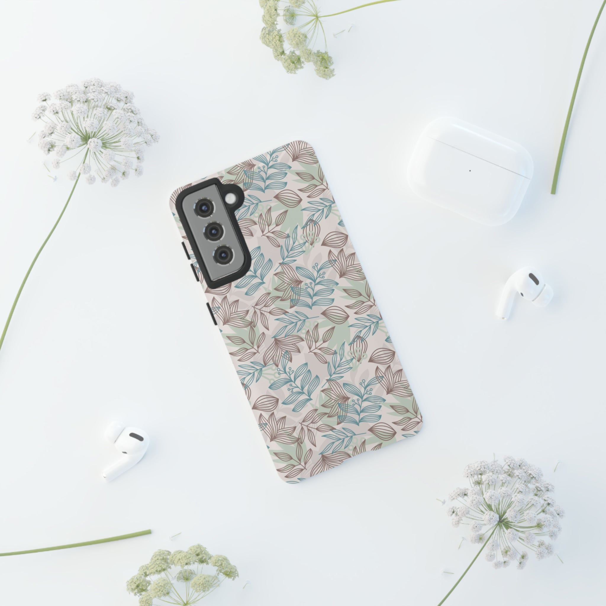 Minty Leaf - Protective Phone Case