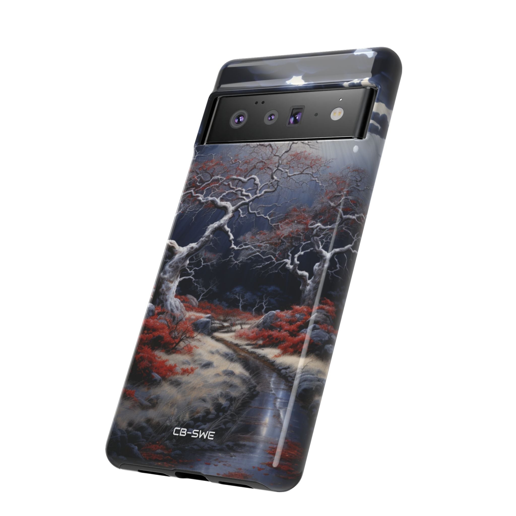 Sunlit Gnarled Forest - Google Pixel Case