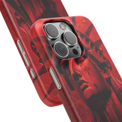 Zen Red Liberty Vision iPhone 16 - Slim Phone Case