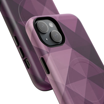 Gradient Purple Mosaic iPhone 15 | Tough+ Phone Case