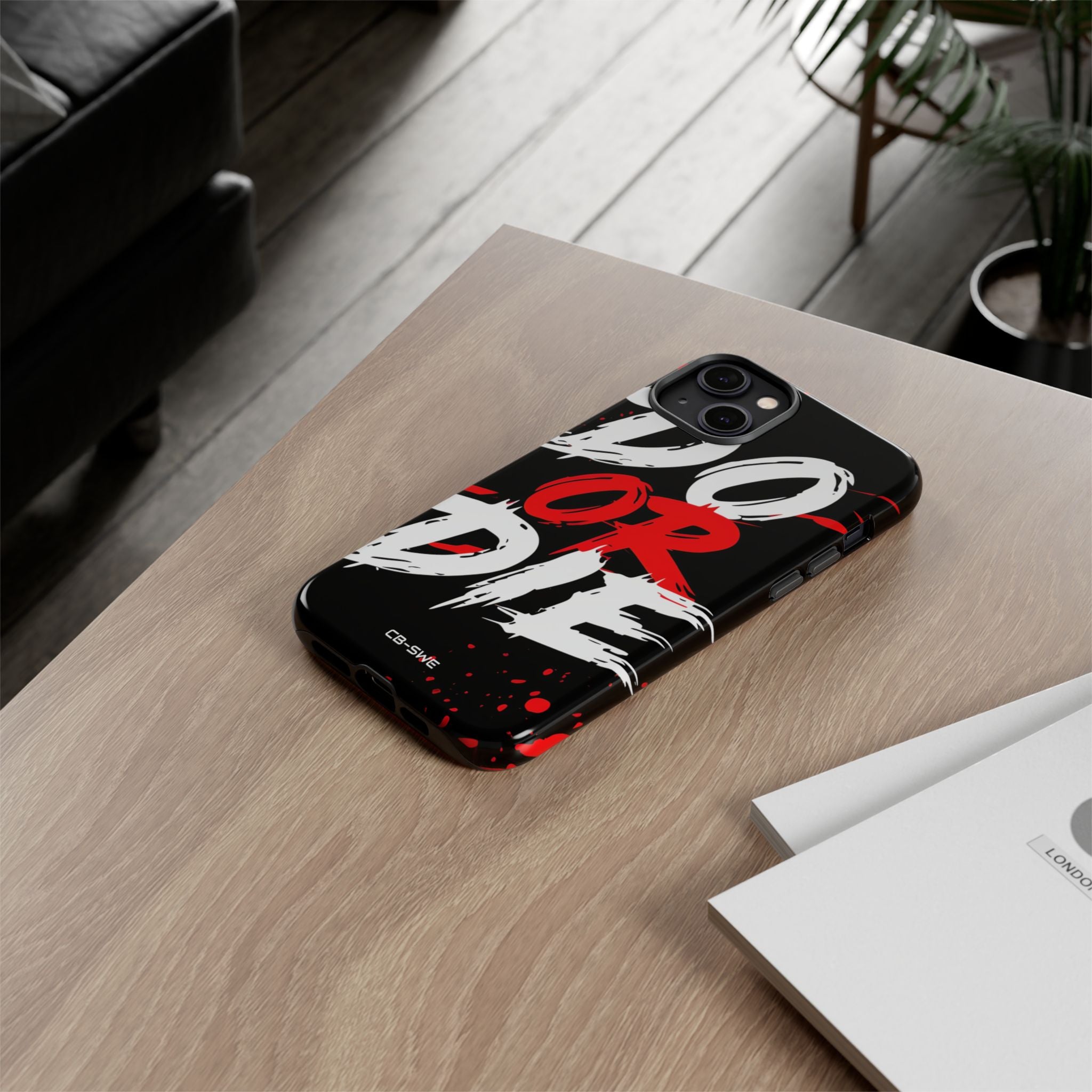 Intense Typography Contrast - iPhone Case