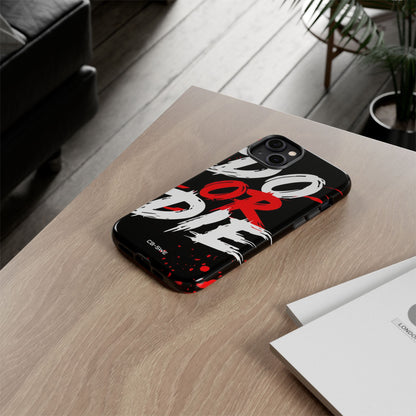 Intense Typography Contrast - iPhone Case