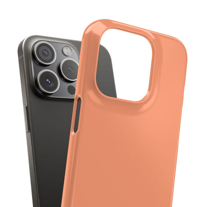 Light Salmon iPhone 15 - Slim Phone Case