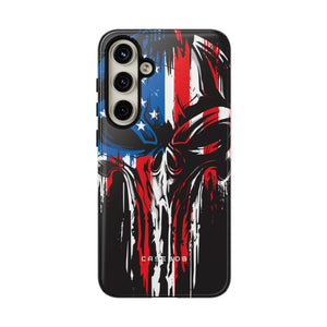 Military Grunge Skull Patriotic - Protective Phone Case