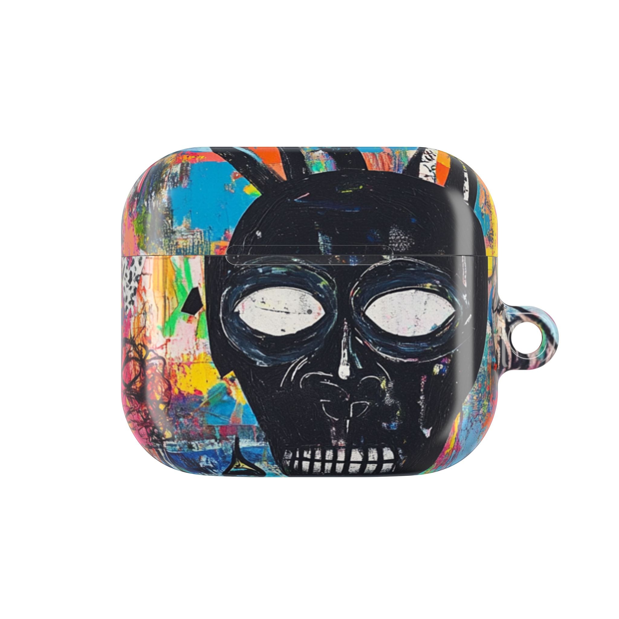 Neon Skull Burst - AirPods Case