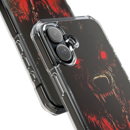 Bloodmoon Wolf's Lament iPhone 16 - Clear Impact Phone Case