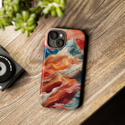 Mountain Waves Flow - iPhone Case