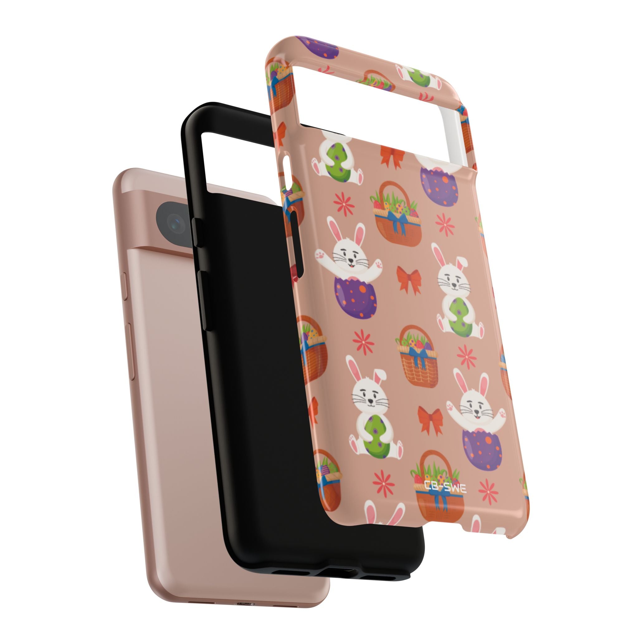 Bunnies Hold Eggs - Google Pixel Case