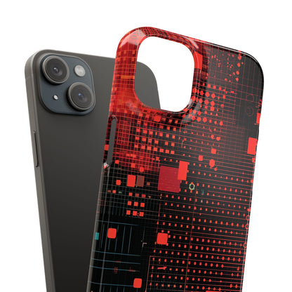 Gradient CyberFlux iPhone 15 - Slim Phone Case