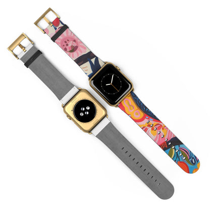Ornate Owl Bloom - Watch Band