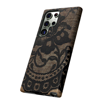 Broomrose Gothic Flower - Protective Phone Case