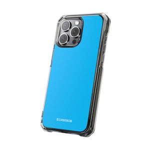 Deep Sky Blue | Phone Case for iPhone (Clear Impact Case - Magnetic)