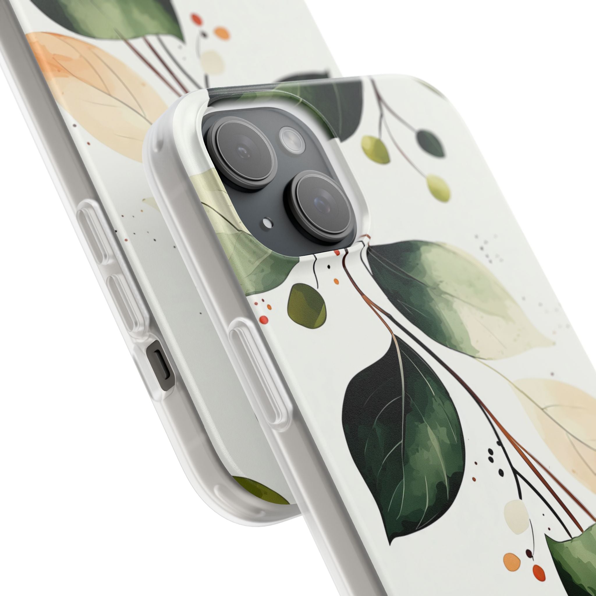 Greenberry Branch iPhone 15 Plus Case - Soft