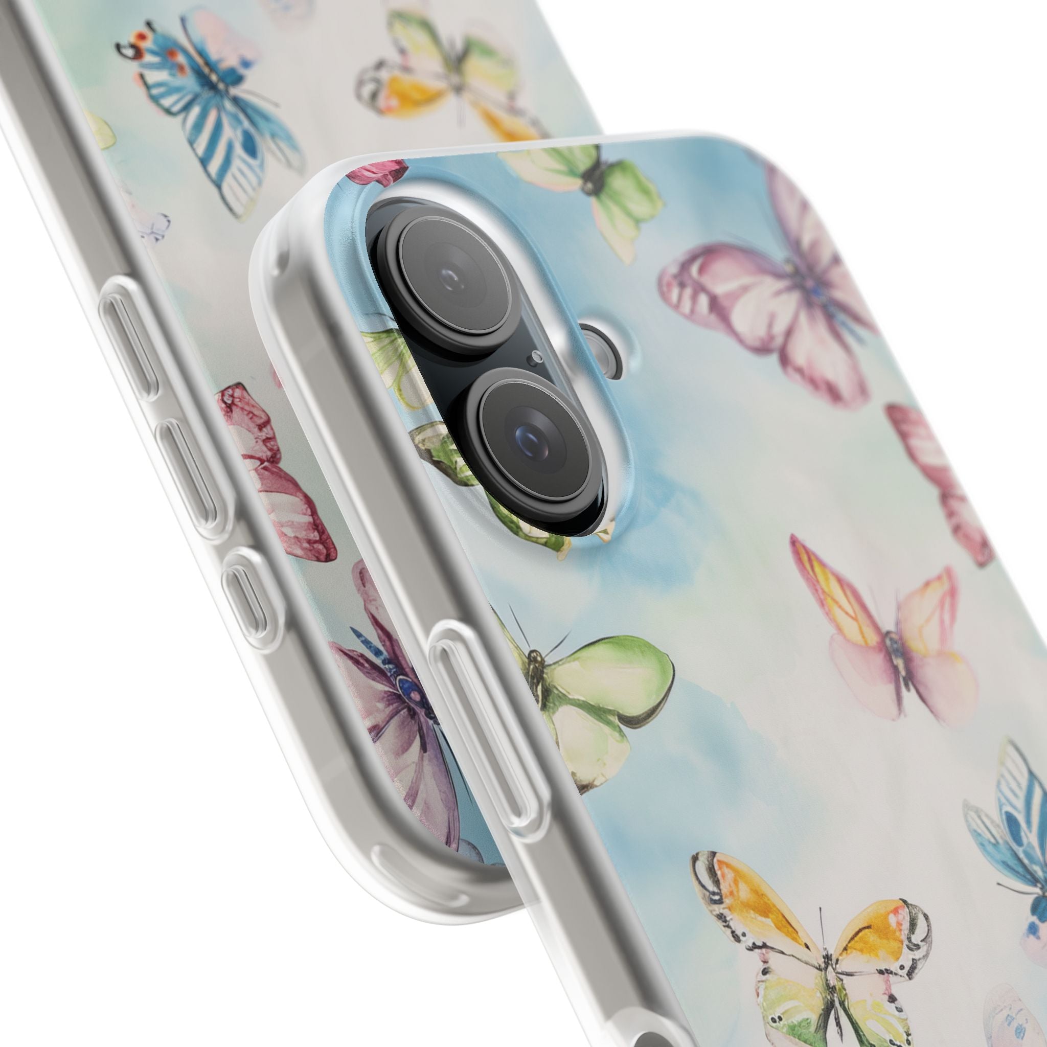 Watercolor Butterfly Bliss - Flexi iPhone 16 Phone Case