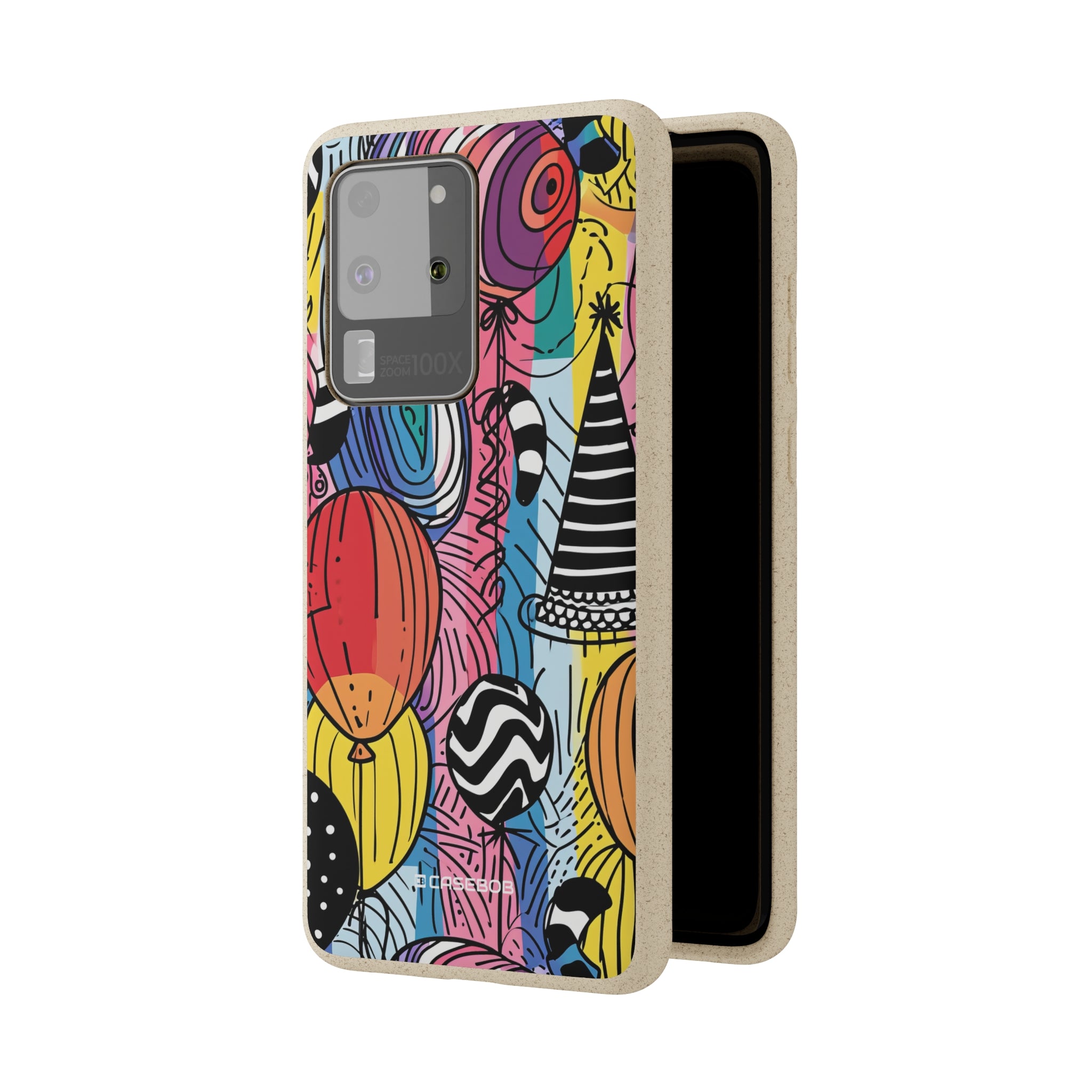 Vibrant Party Whimsy | Biodegradable Phone Case