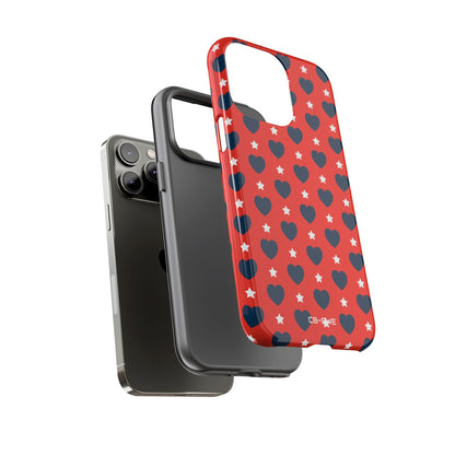Hearts Dance Bright - iPhone Case