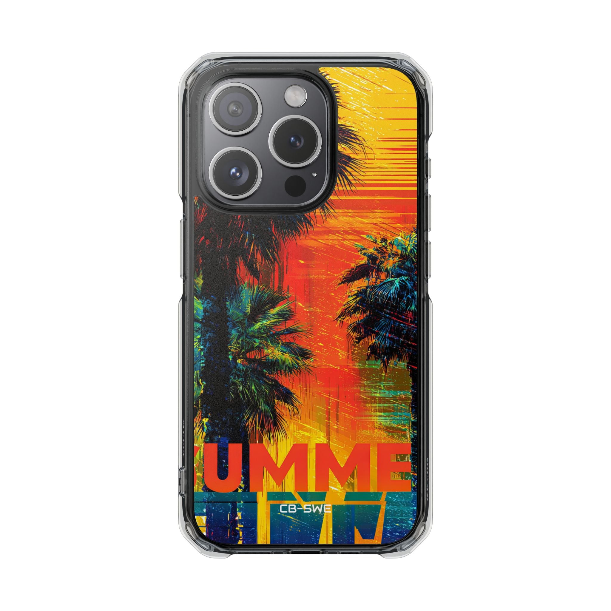Summer Sunset Palms iPhone Case - Impact