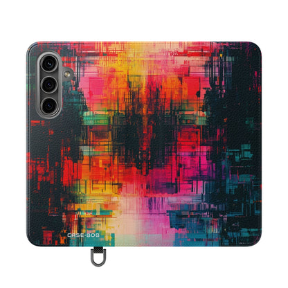 Neon Prism - Samsung S24 Case - Wallet