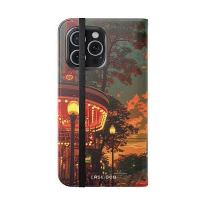 Crimson Classic Glow - iPhone 15 Pro Max Case - Wallet