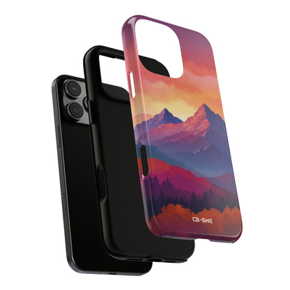 Mountain Peaks Rise - iPhone Case