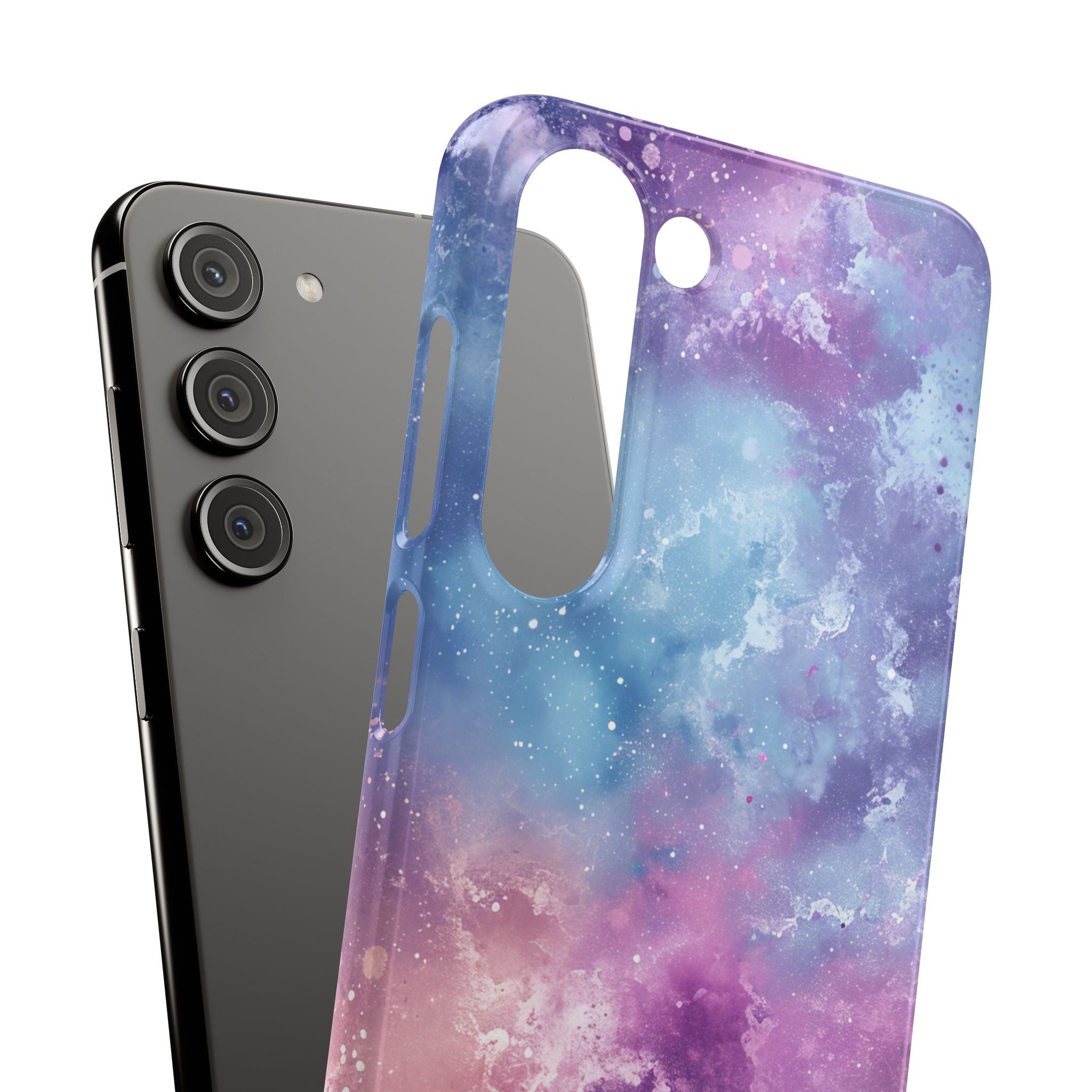 Cosmic Nebula Swirls - Slim Samsung S23 Phone Case