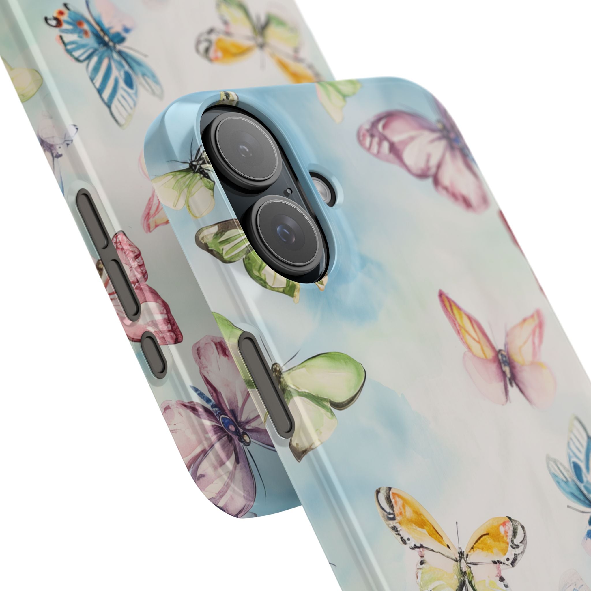 Watercolor Butterfly Bliss - Slim iPhone 16 Phone Case