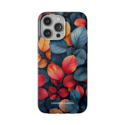 Vibrant Nature Leaves - Flexi iPhone 14 Phone Case