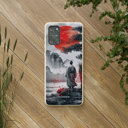 Serene Samurai Sunrise | Biodegradable Phone Case