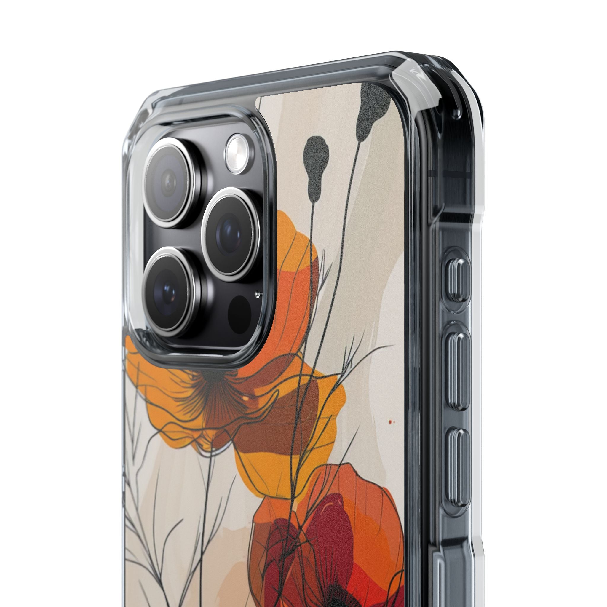 Golden Bloom Dance iPhone 15 - Impact Clear+
