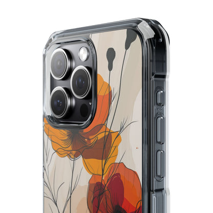 Golden Bloom Dance iPhone 15 - Impact Clear+