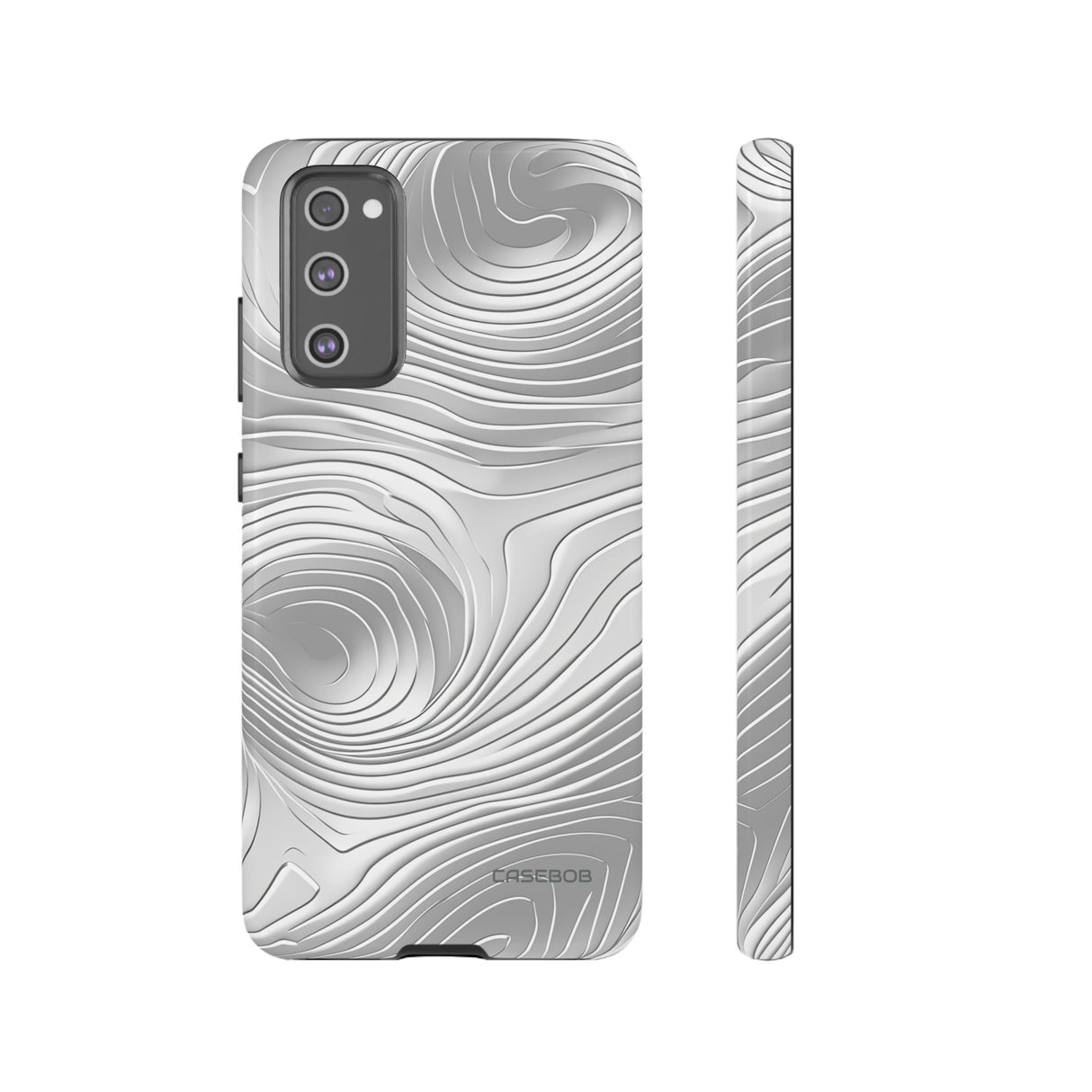 Sleek Grey Minimalism - Protective Phone Case