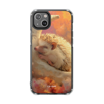 Hedgehog Rests Dreaming iPhone Case - Impact